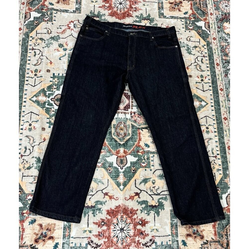 Dickies Men's Cargo Dark Blue Jeans Size 40 X 30 🤖 - Picture 1 of 8